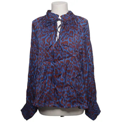 Blouse (Bleu, Marron) de Monday Afternoon Soie, Viscose