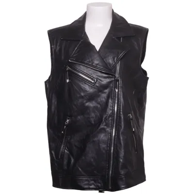 Bikerväst (Svart) från Zara Polyester, Polyuretan