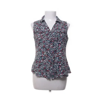Top (Blue, Multicolored) from Koroshi Viscose