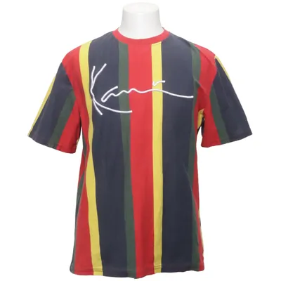T-shirt (Blauw, Rood, Geel) van Karl Kani Katoen