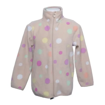 Fleece jacket (Beige, Multicolored) from Dopo Dopo Girls Polyester