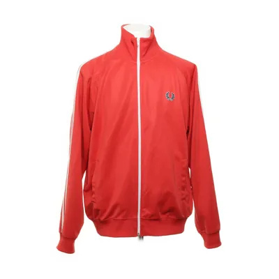 Träningsjacka (Röd) från Fred Perry Bomull, Polyester