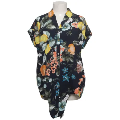 Short sleeve shirt (Blue, Multicolored) from Cecil Viscose