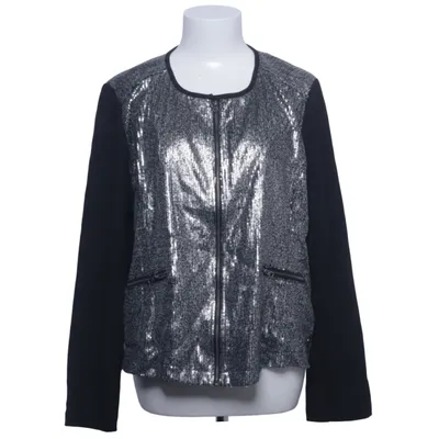 Jacket (Black, Silver) from Mingel Elastane, Polyester, Viscose