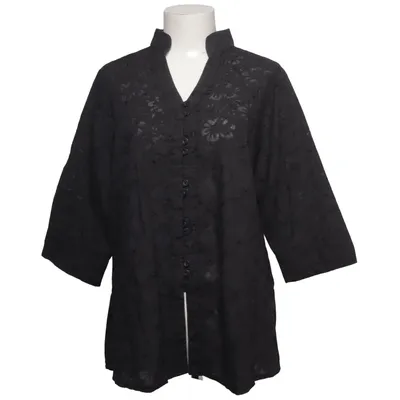Blouse (Noir) de True Coton, Polyester