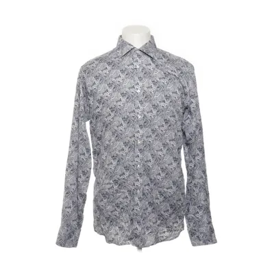 Shirt (Blauw, Wit) van John Henric Katoen