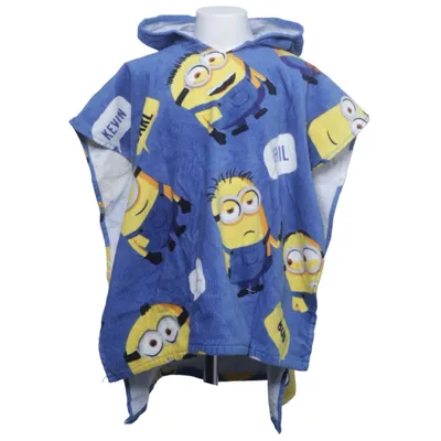 Badcape (Blå, Gul, Flerfärgad) från Minions Bomull