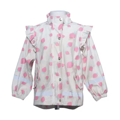 Regnjakke (Beige, Pink, Grøn) fra Petite Chérie Polyester