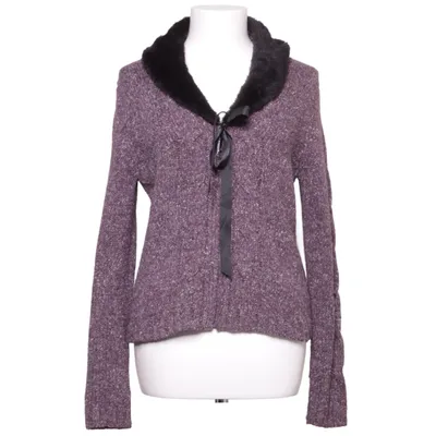 Cardigan (Violet, Multicolore) de Flash Basic Acrylique, Coton, Laine