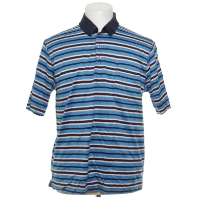 Pikétröja (Blå, Vit, Svart) från Barisal Bomull