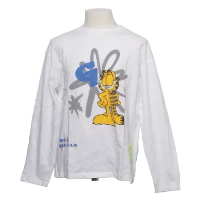 Long sleeve T-shirt (White, Multicolored) from Zara