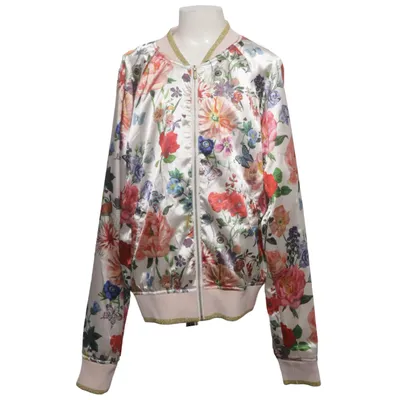 Bomberjack (Wit, Meerkleurig) van Nathalie Lété x H&M Polyester, Elastaan