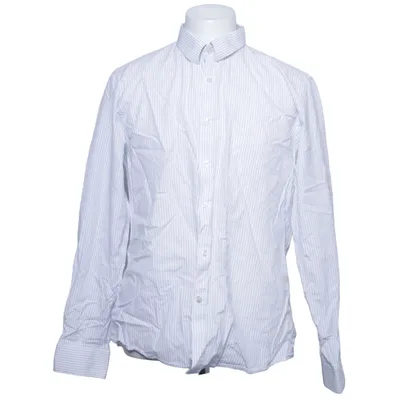Shirt (Wit, Blauw) van Bläck Katoen
