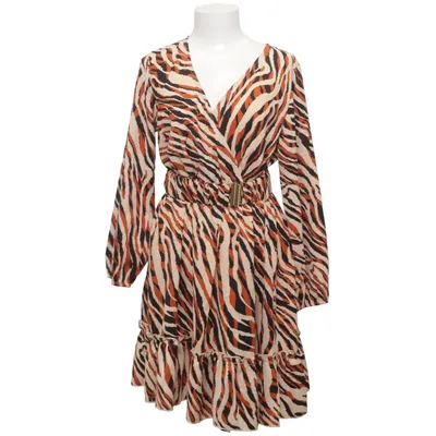 Dress (Beige, Brown, Black) from JS Millenium Polyester