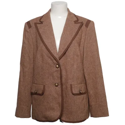 Blazer (Marron) de Hirsch Acrylique, Élasthane, Polyester, Soie, Laine