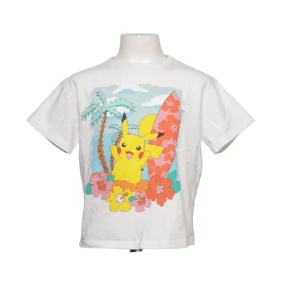 T-shirt (Wit, Meerkleurig) van Zara Katoen