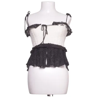 Tubtopp (Svart, Vit) från Zara Bomull, Polyamid, Polyester