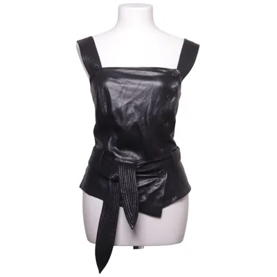Top (Sort) fra Nanushka Polyester, Polyurethan