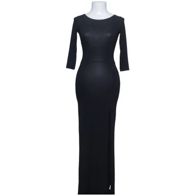 Maxi jurk (Zwart) van Boohoo Petite Elastaan, Polyester