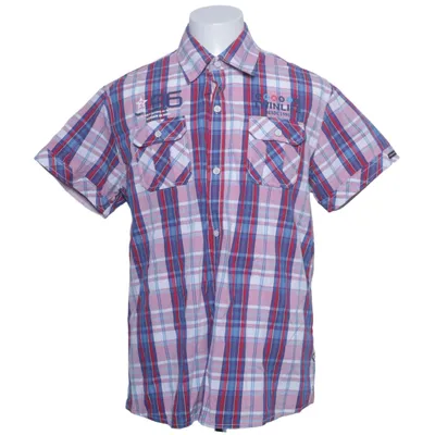 Short sleeve shirt (Red, Blue, White) from Twinlife Cotton