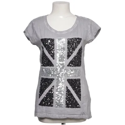 T-shirt (Gray, Black, Silver) from Sublevel Cotton