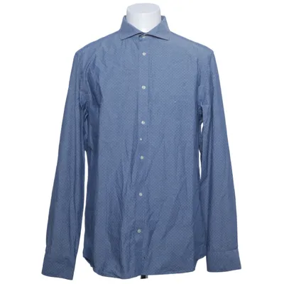 Shirt (Blue, White) from Bläck Cotton