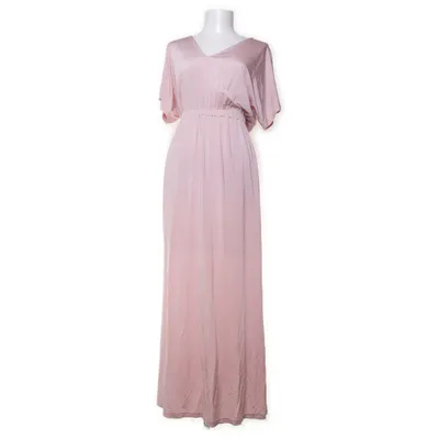Robe longue (Rose) de Pure Female Élasthane, Viscose