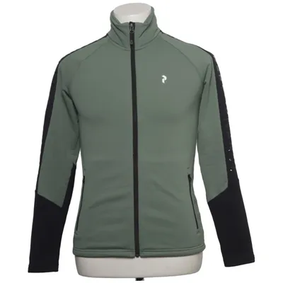 Fleece jacket (Green, Black) from Peak Performance Elastane, Polyester