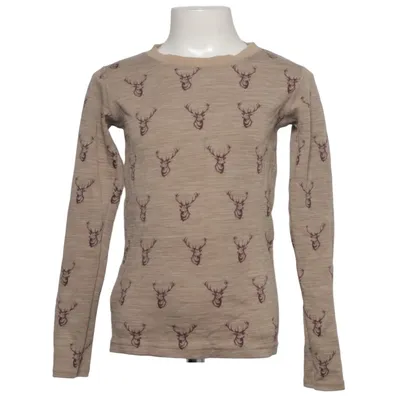 Lange mouwen shirt (Beige, Bruin) van Hust & Claire Polyamide, Wol