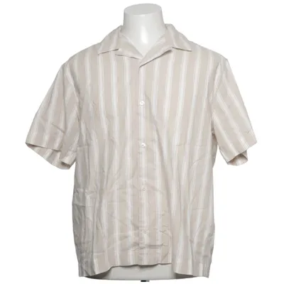 Short sleeve shirt (Beige, White) from These Glory Days Hemp, Organic cotton
