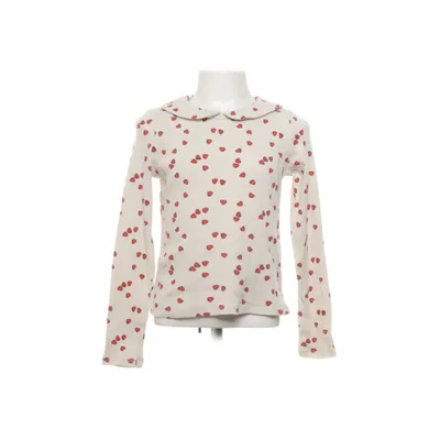 Top (Beige, Multicolored) from H&M Cotton, Elastane