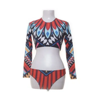 Tankini (Rood, Meerkleurig) Elastaan, Polyamide