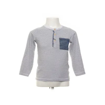 Henley shirt (Wit, Blauw) van Name It