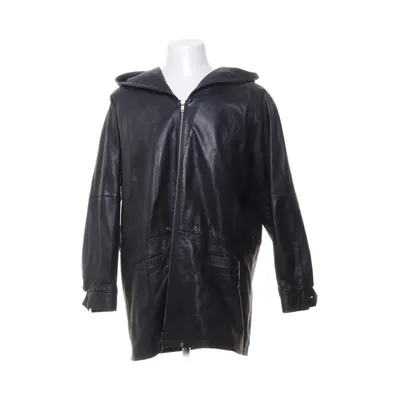 Leren jack (Zwart) van Styled by Yorn Polyester, Leer