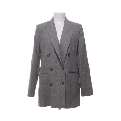 Blazer (Beige, Multicolored) from Zara Woman Acrylic, Polyester, Wool