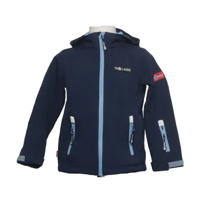 Softshell jacket (Blue) from Trollkids Polyester