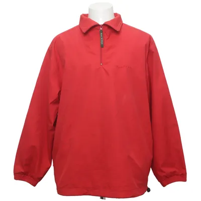 Anorak (Red) from Backtee Polyester, Viscose