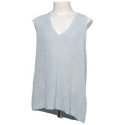 Spencer (Blauw) van Agnes B Paris Katoen, Linnen