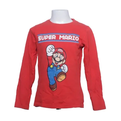 Långärmad t-shirt (Röd) från Super Mario Bomull