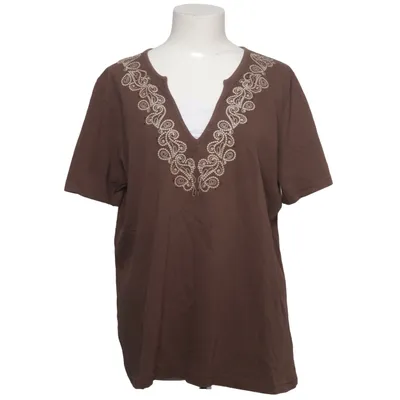 Top (Brown, White) from Canda C&A Cotton