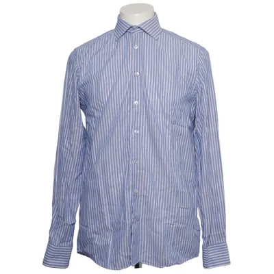 Shirt (Blauw, Wit) van Bruun & Stengade Katoen