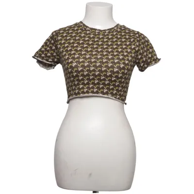 T-shirt (Brun, Grøn, Hvid) fra Glamorous Care Elastan, Økologisk bomuld