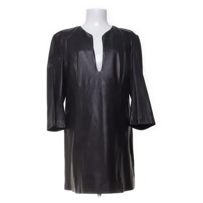Leren jurk (Zwart) van Blacky Dress Acetaat, Leer