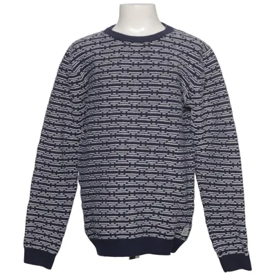 Sweater (Blå, Hvid) fra Beau Loves Bomuld, Polyamid, Uld