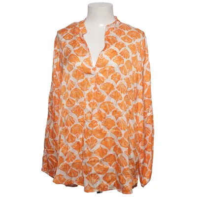 Blouse (Oranje, Wit) van Made in italy