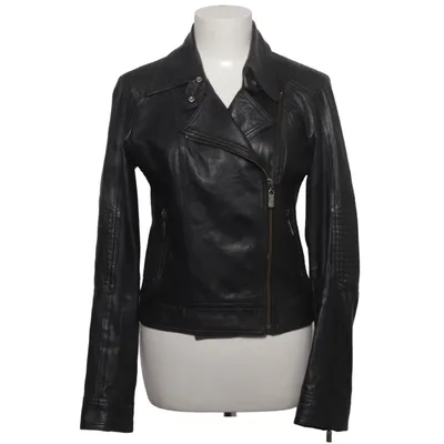 Biker jacket (Black) from Miele Acetate, Leather