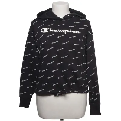 Sweat à capuche (Noir, Blanc) de Champion Coton, Polyester