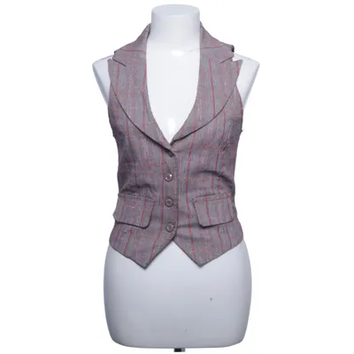 Gilet de costume (Gris, Rouge) de Jennifer Taylor Coton, Élasthane