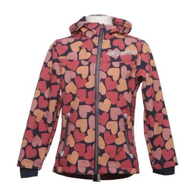 Softshelljacka (Blå, Röd, Orange) från Dopo Dopo Girls Elastan, Polyester