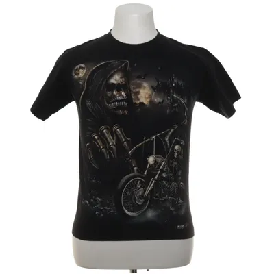 T-shirt (Sort, Flerfarvet) fra Wild Bomuld